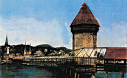 Kapellbrücke v Luzernu 