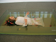 Florence Obrecht, Ofélie (Ophelia), 2005, vosk, polystyren