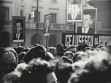 Ion Grigorescu, Electroral Meeting, 1975, from series 26 documentary photographs of Romanian regime demonstrations. Reproductions for article: MUMOK archive.