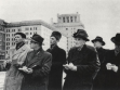 A deputation of Czechoslovak architects in the Soviet Union(October 25-November 20, 1951)In front of the Moscow university,from left to right: Jaroslav Fragner, Jozef Lacko, František Zounek, Oldřich Starý, the head of the diputation Vladimír