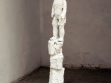 Fallen Orpheus, 2008, Styropor, Puppe, Gips, 120 cm