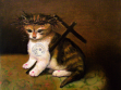 Kitten of God, 2004-5, Oil on linen, 36 x 41 cm