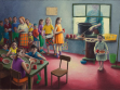 Scholl Canteen, oil on canvas, 280x200 cm, 2012