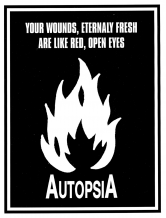 Autopsia poster from Weltuntergang Show: Your wounds